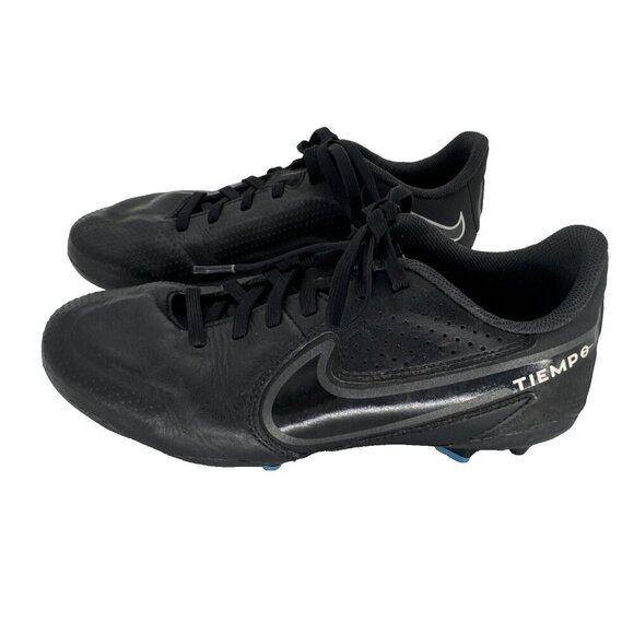 Nike Tiempo Legend 9 Academy kids Black Light Photo Blue Sz 5 see pic - Picture 3 of 13
